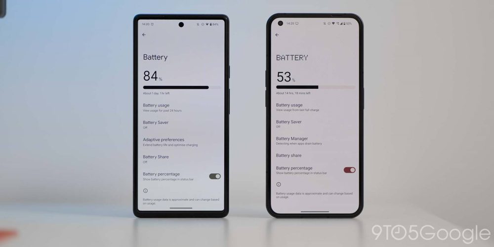 nothing phone (1) pixel 6