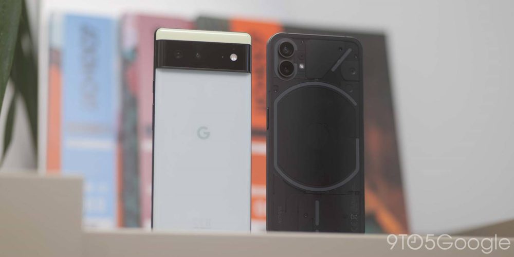 nothing phone (1) pixel 6