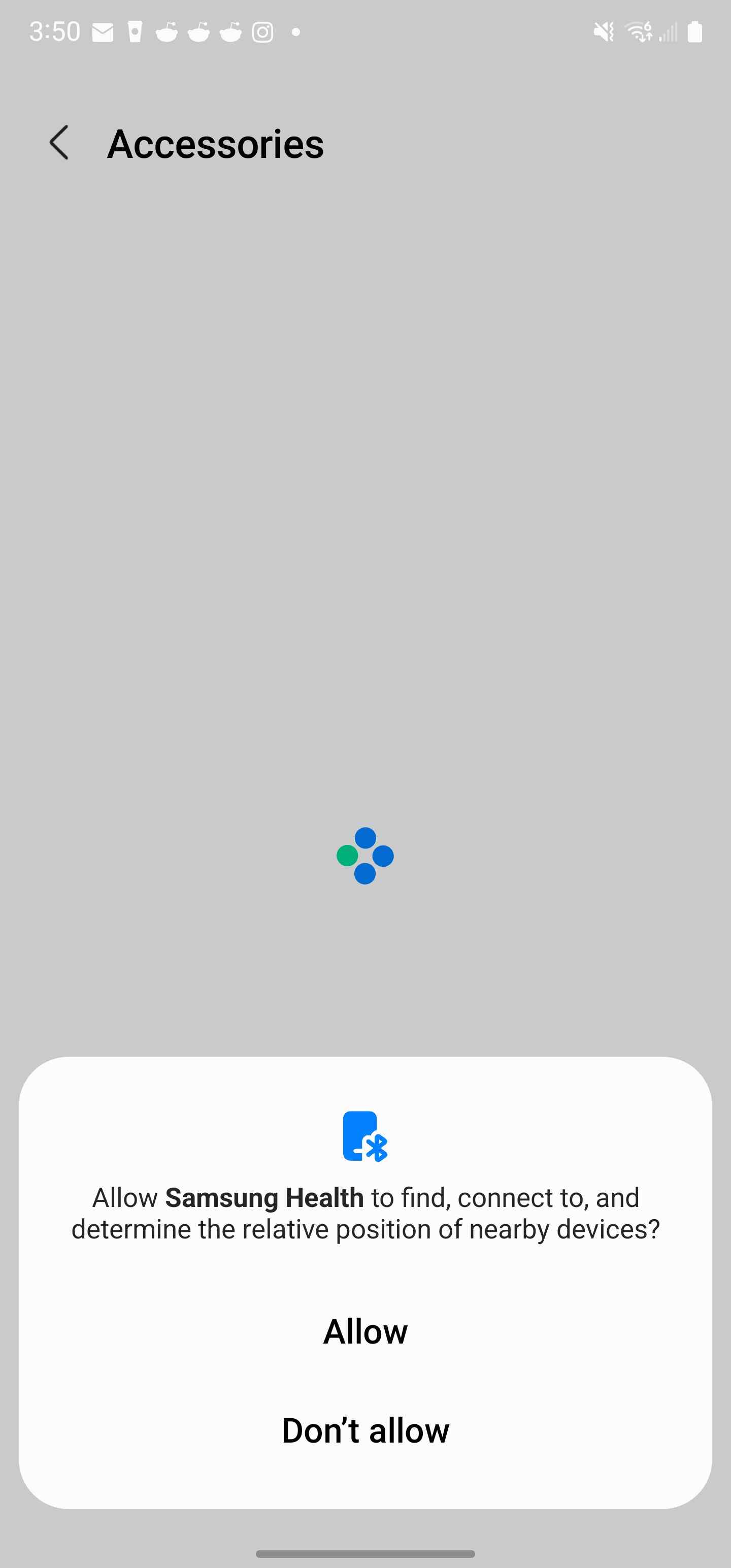One UI 4 Permissions Dialog