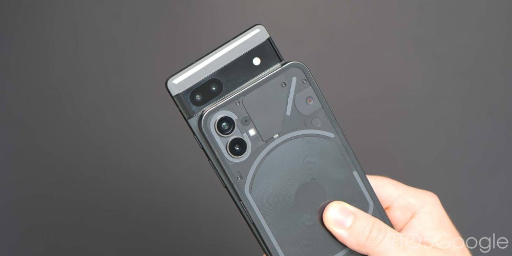 pixel 6a nothing phone 1 cameras