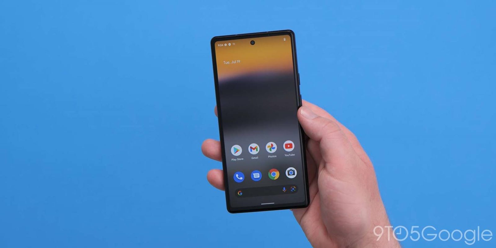 pixel 6a android homescreen