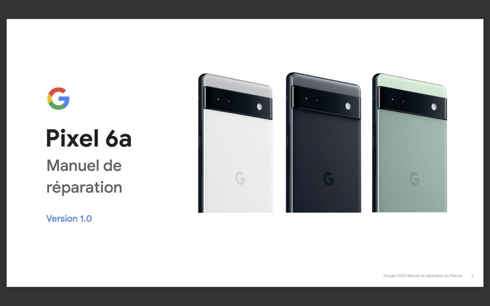 Pixel 6a repair manual