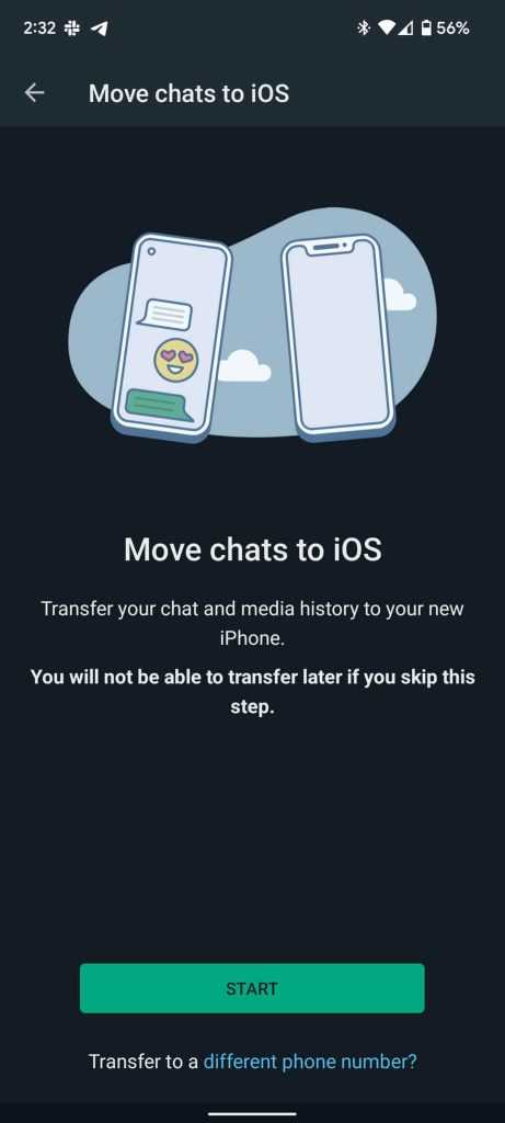 Move Android to iOS