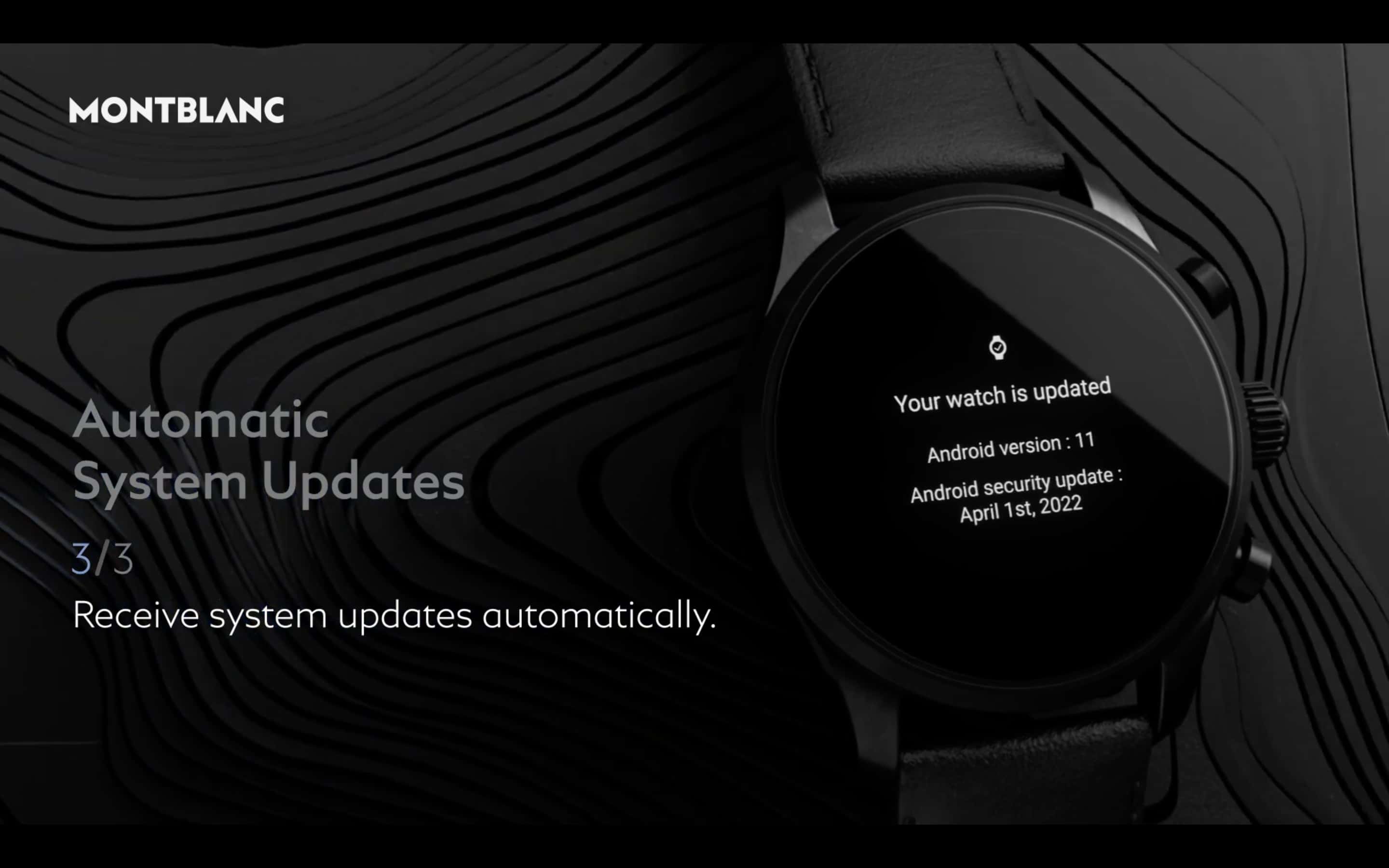 Wear OS 3 Montblanc