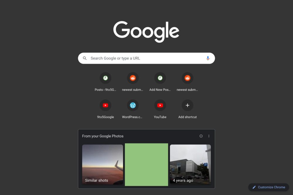 Chrome Google Photos