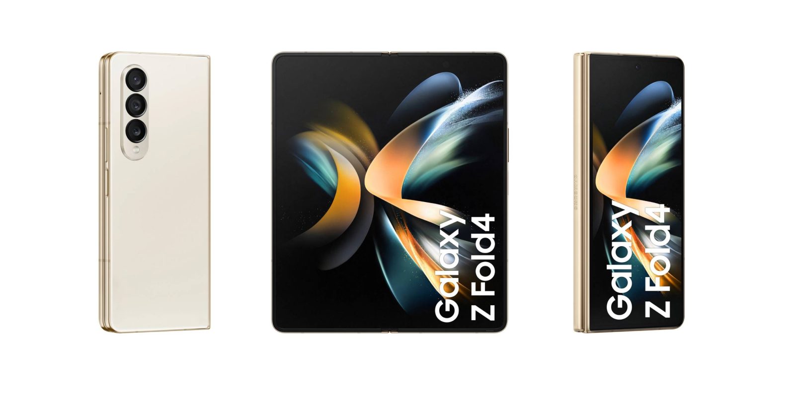 samsung galaxy z fold 4 gold leak