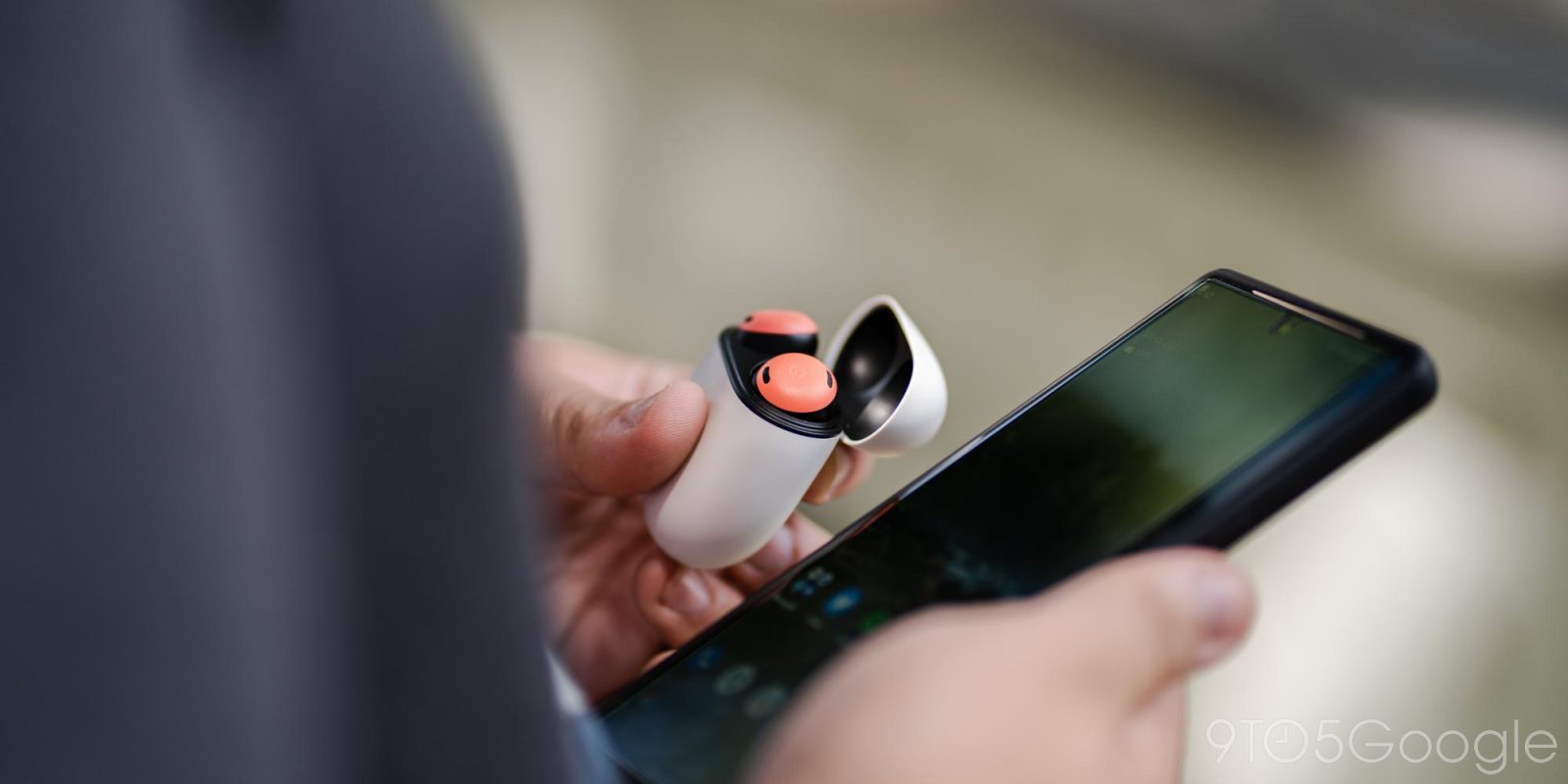 google pixel buds pro coral orange