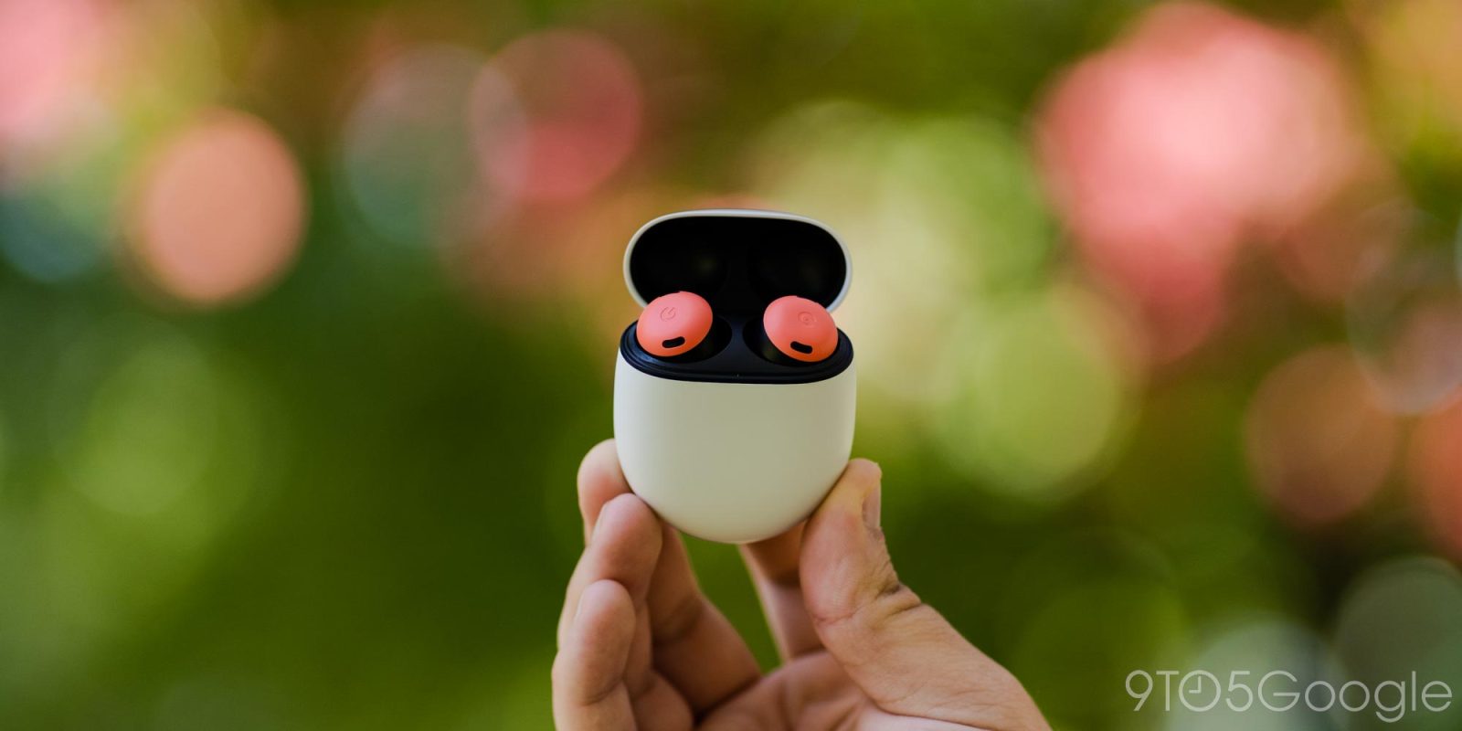 google pixel buds in coral