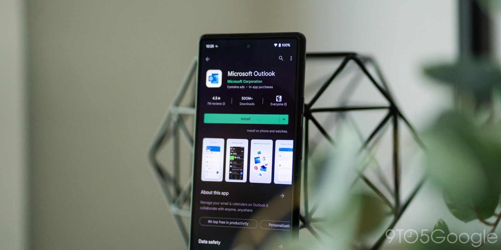 microsoft outlook app android