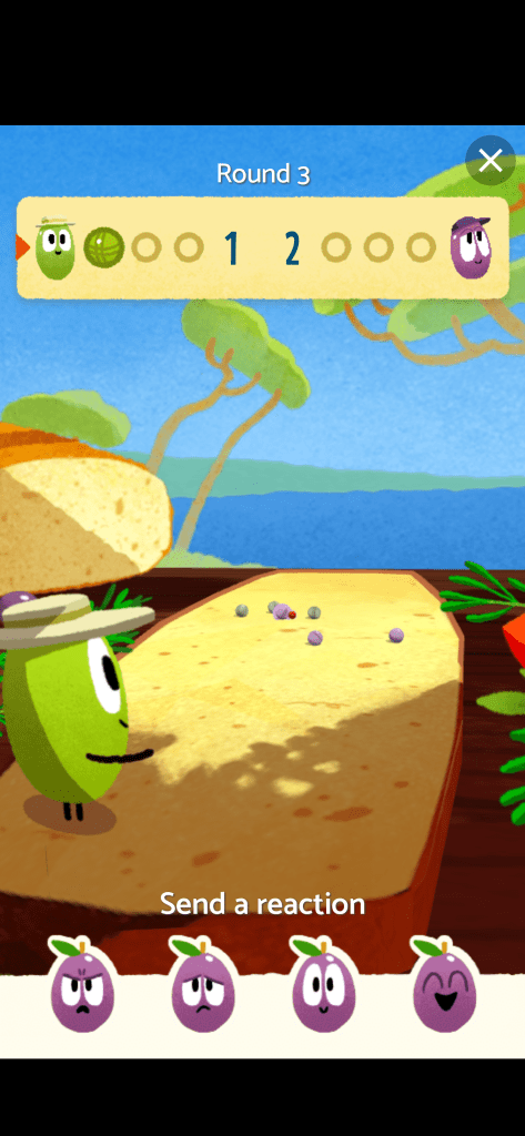 Playing a game of pétanque online