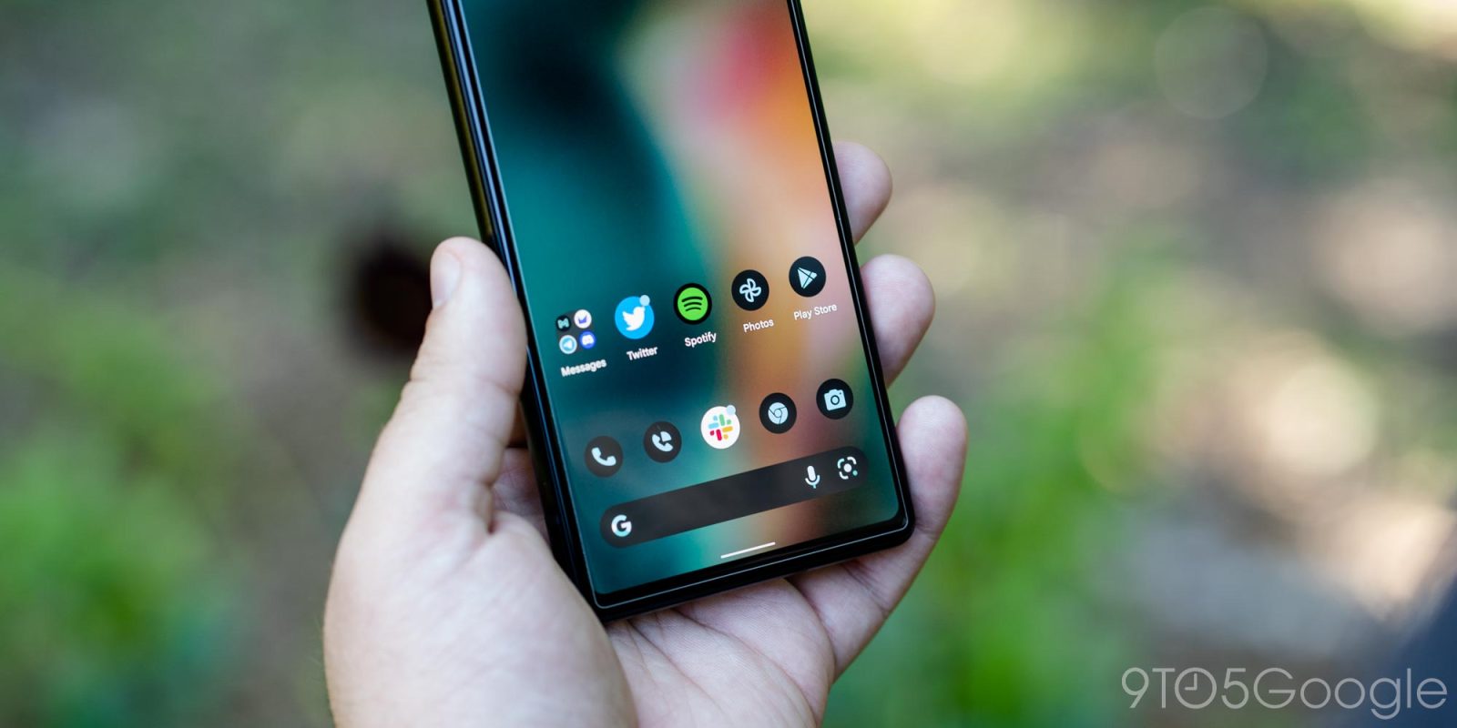 Pixel Launcher search