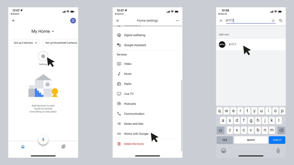 Google Assistant IFTTT