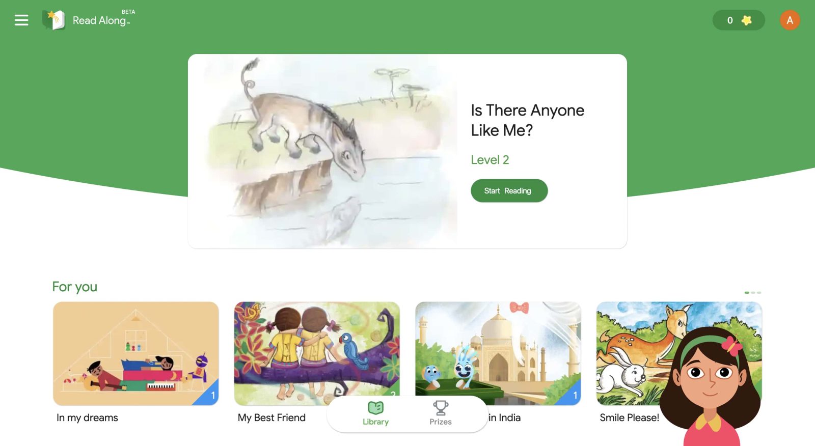 Google Read Along web