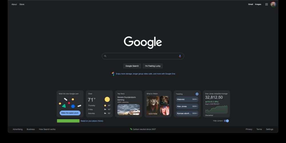 Google Search cards