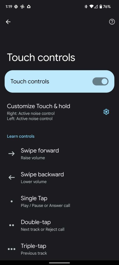 Pixel Buds Pro app