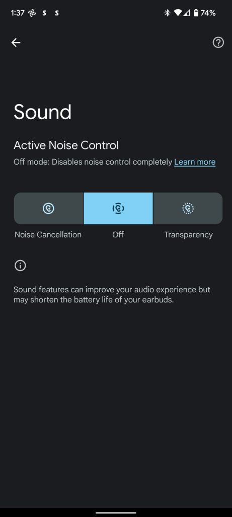 Pixel Buds Pro app