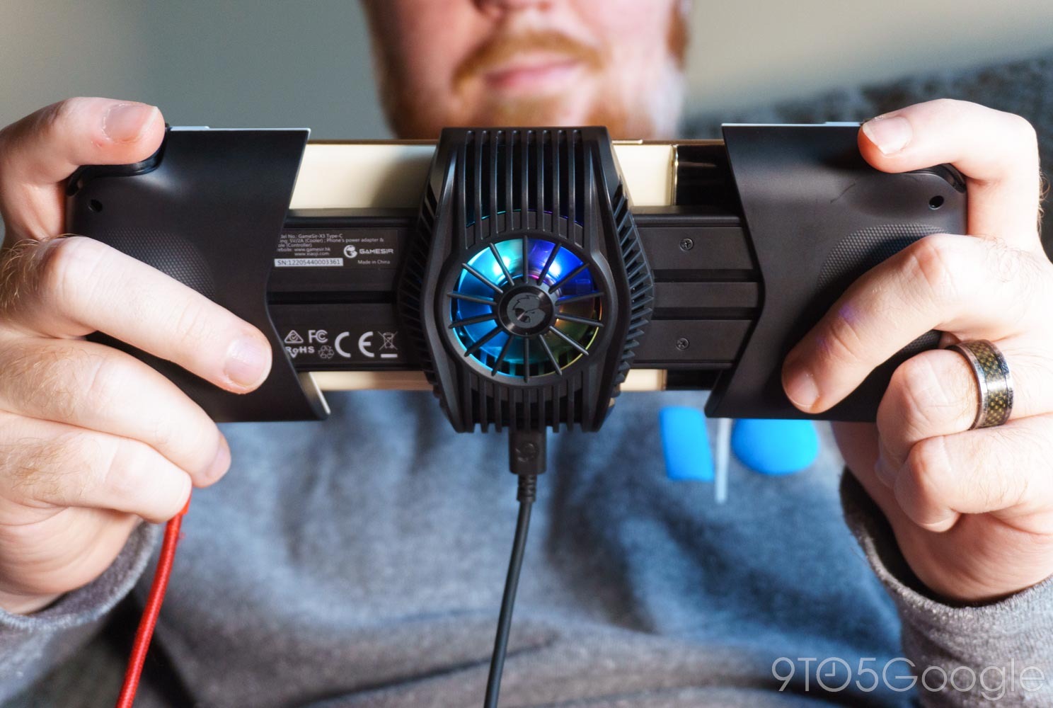 GameSir X3 controller with RGB fan