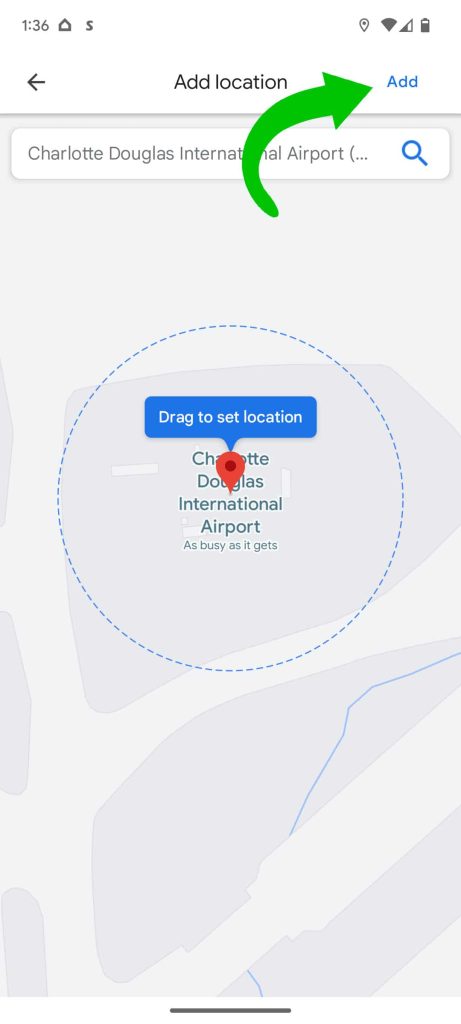 Google Maps arrival alerts