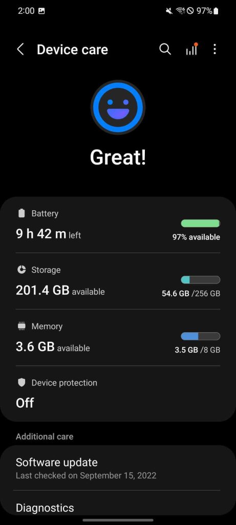 adaptive battery samsung galaxy