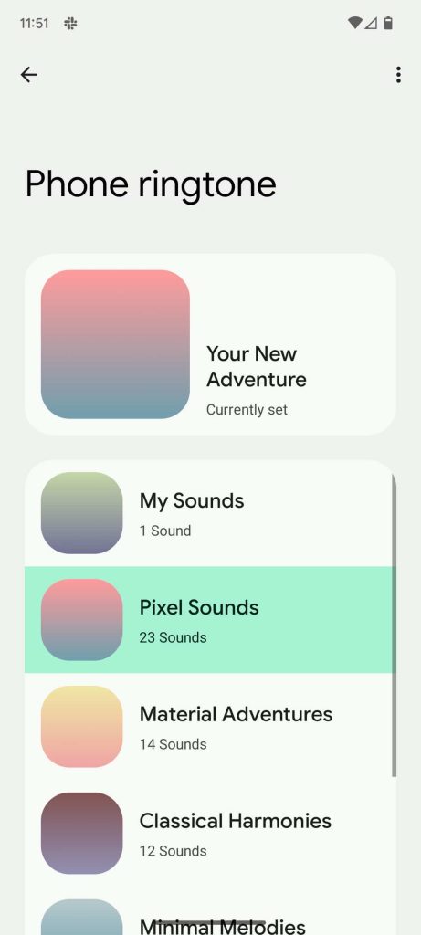 custom ringtone song pixel