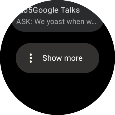 Google Keep Wear OS redesign