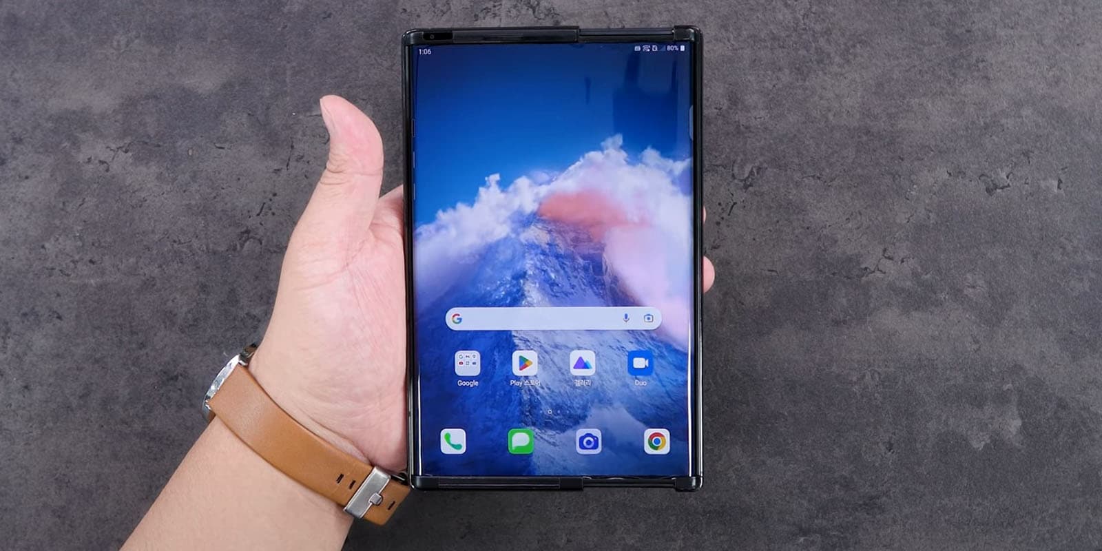 lg rollable display