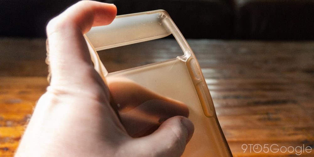 Pixel 6 Pro case, cracked upon removal