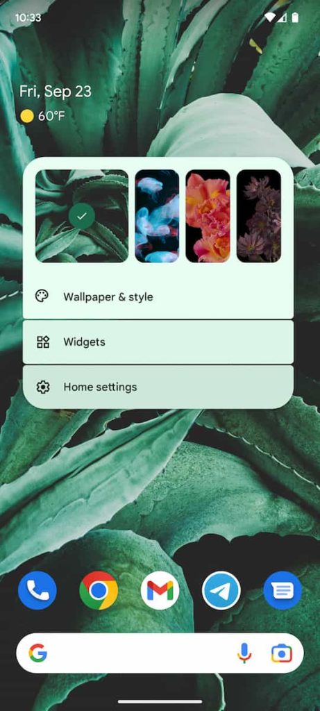 enable themed icons android 13