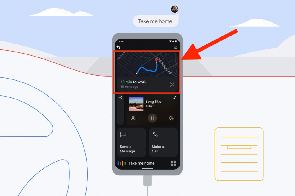 Assistant Driving Mode Google Maps