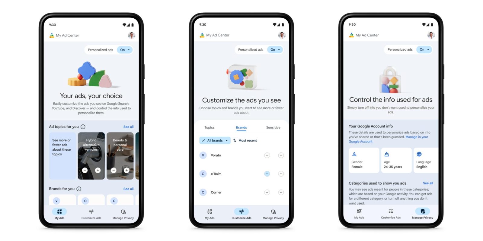 Google My Ad Center