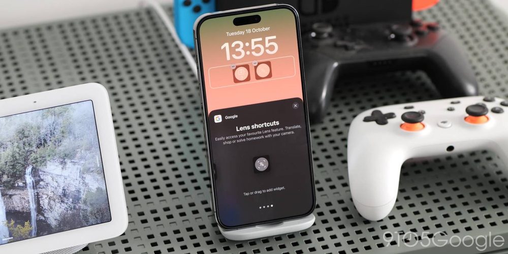 google lock screen widgets ios