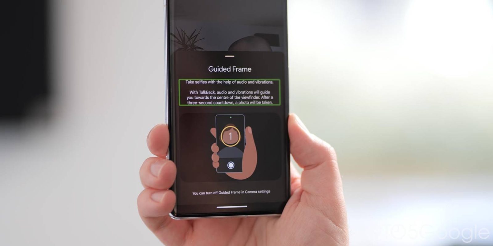 how to use Pixel guided frame