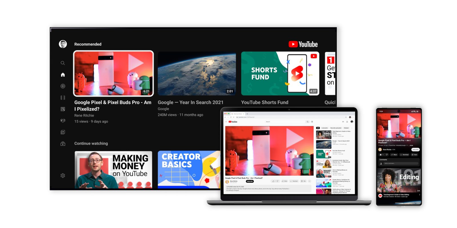 YouTube Ambient Mode