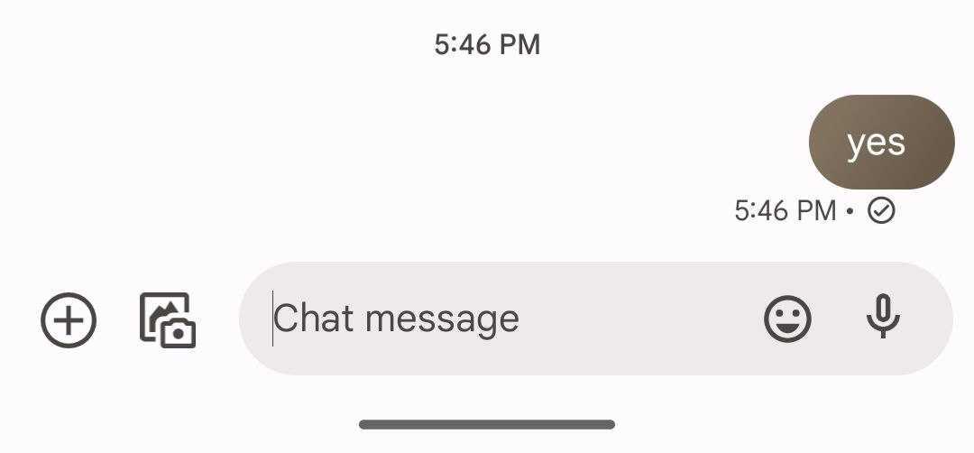 Google Messages delivered read