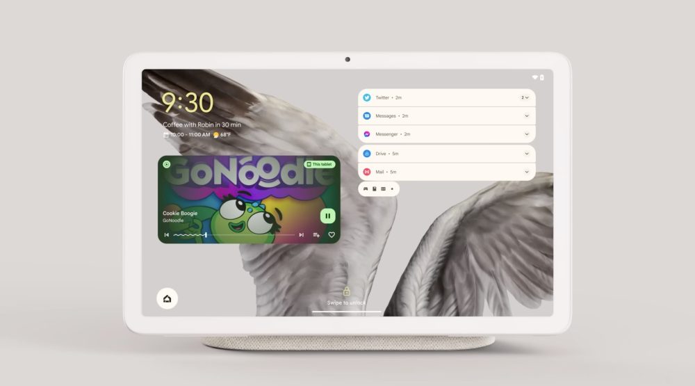 Pixel Tablet UI