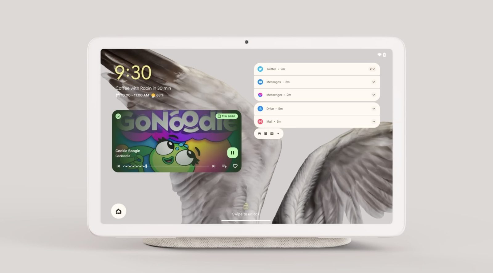 Pixel Tablet UI