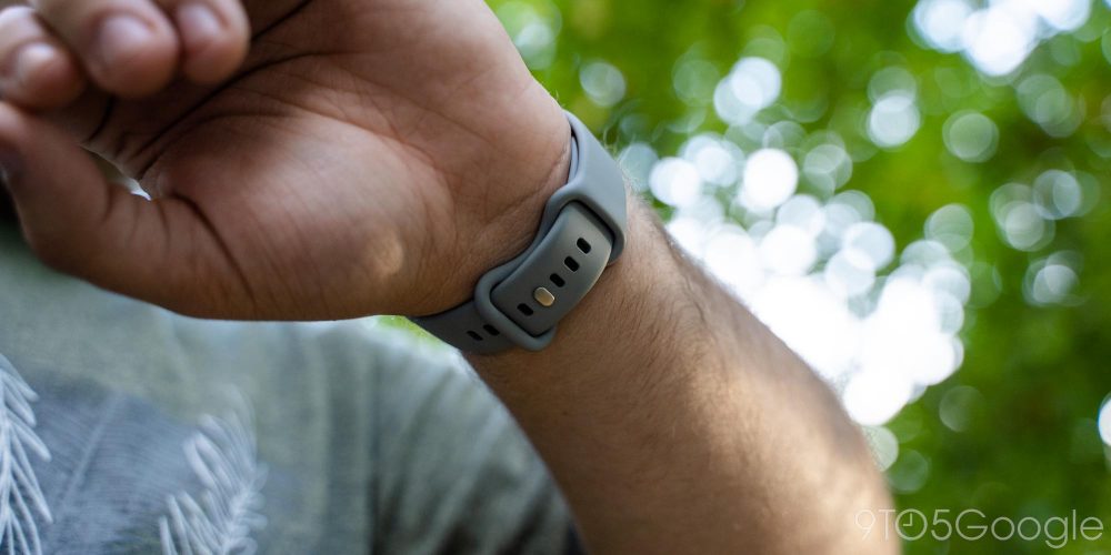 Google Pixel Watch with Hazel Active Band