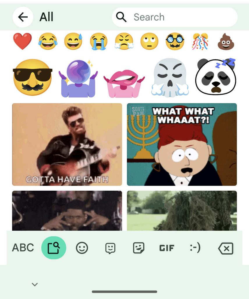 Gboard emoji picker redesign