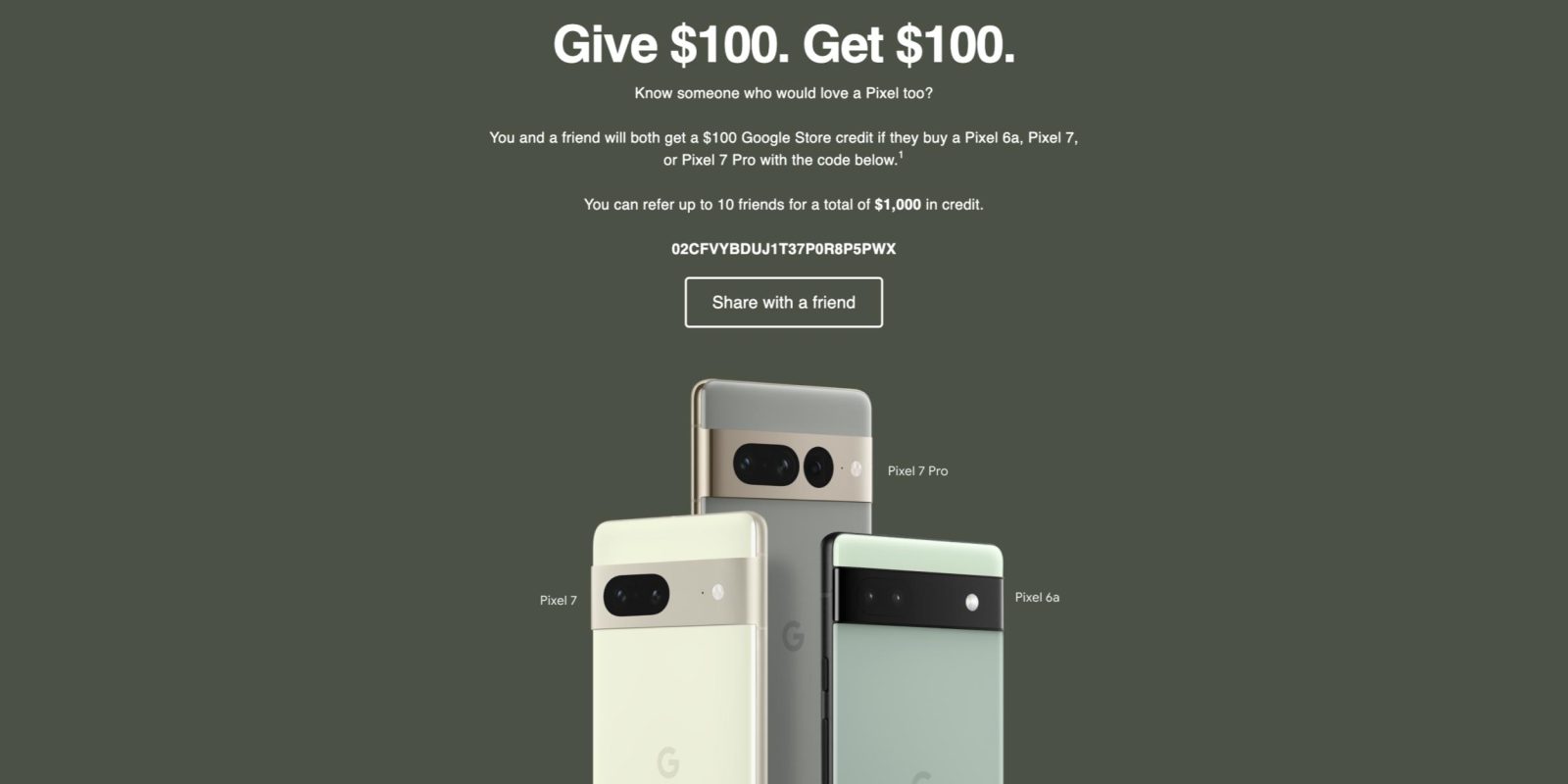 Pixel 7 referral