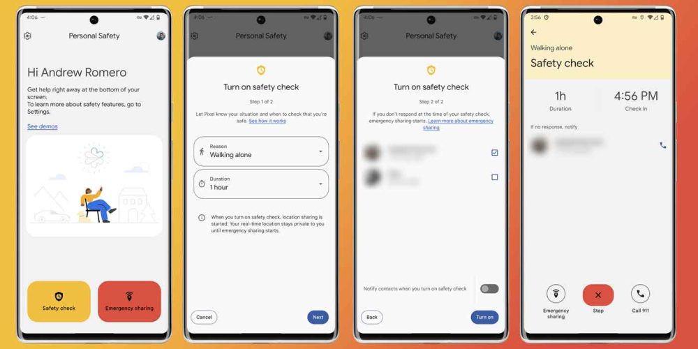 Android Google Pixel Safety Check