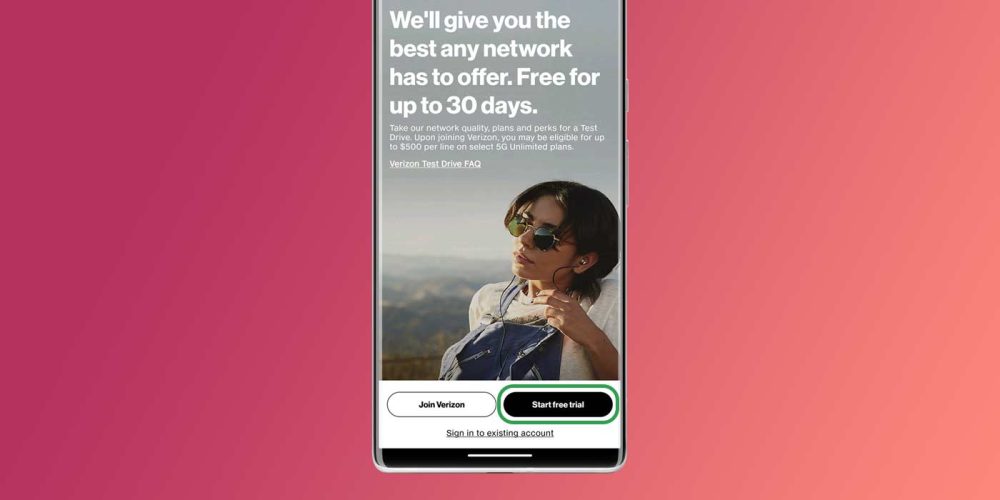 Verizon 5g test drive free trial