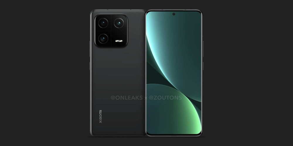 Xiaomi 13 renders