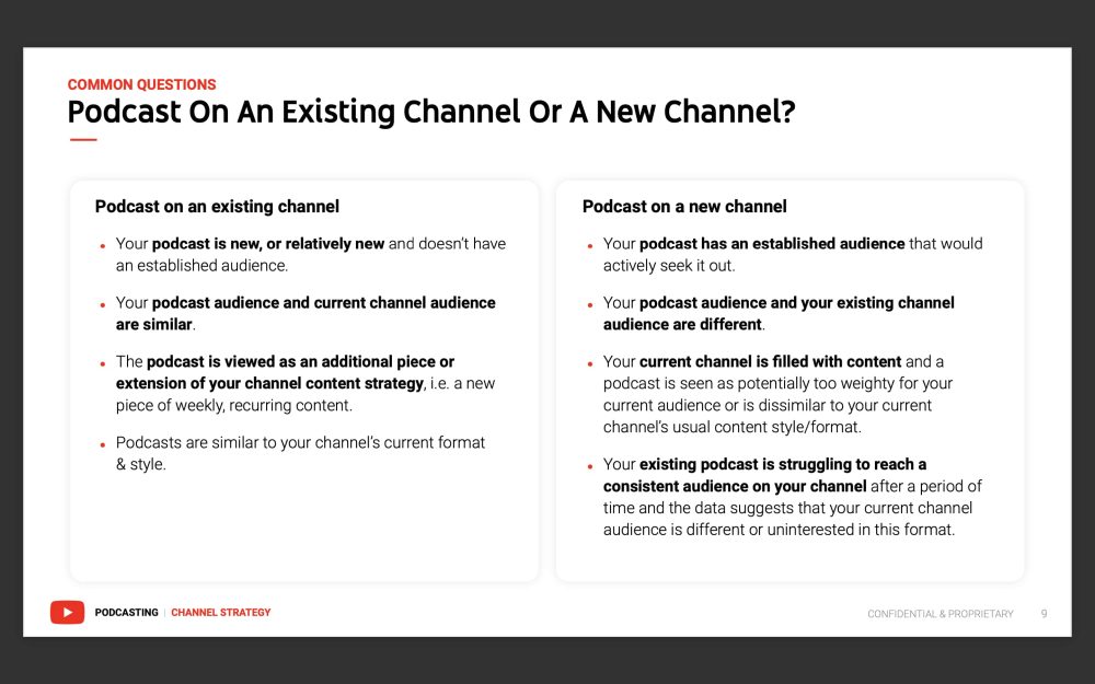 YouTube podcasting guide