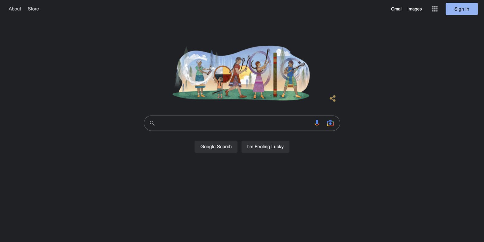 Google Lens Search homepage