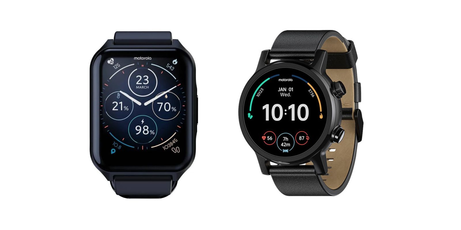 moto watch 70 and 150