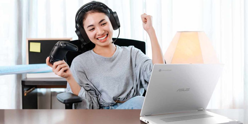 ASUS CX34 Flip gaming chromebook