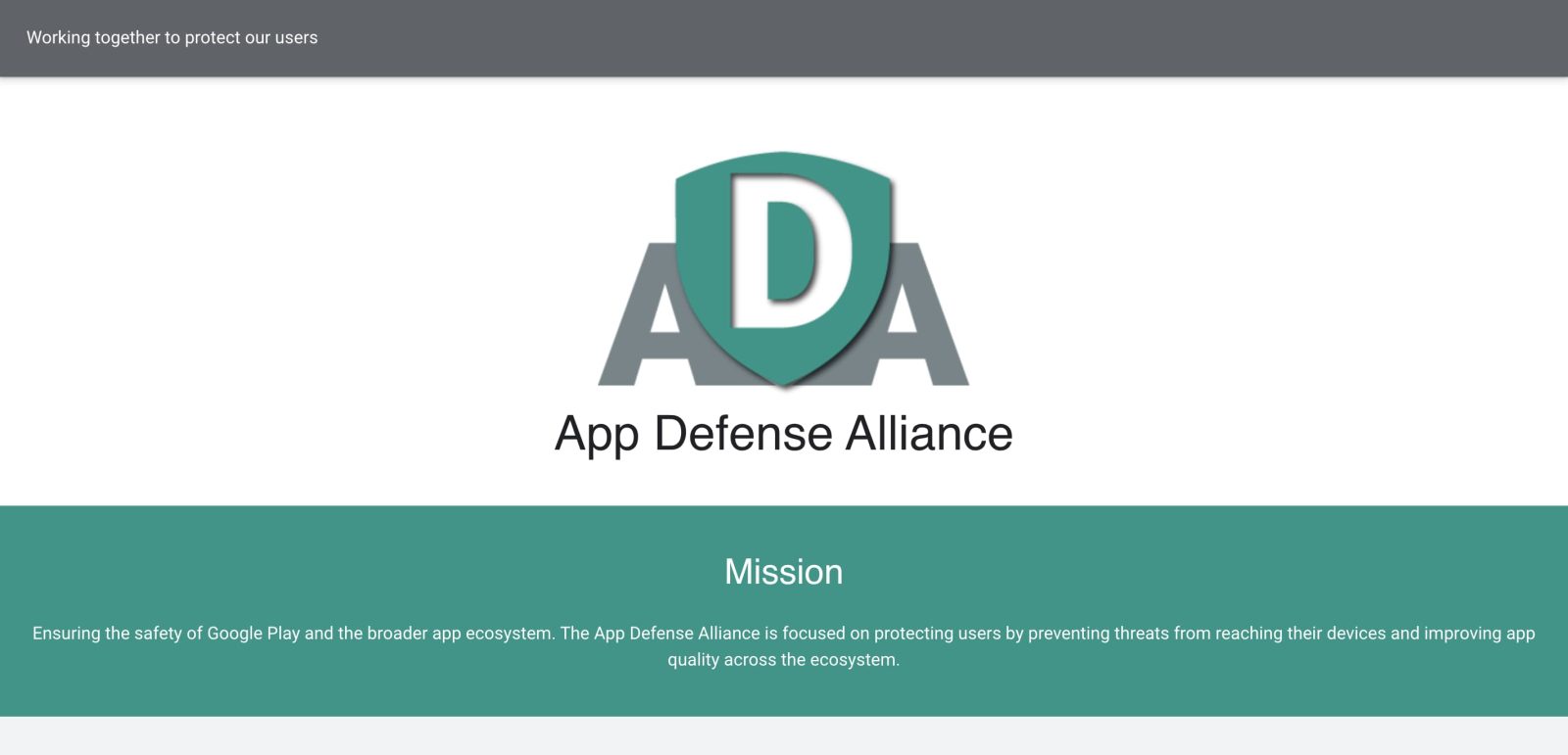 App Defense Alliance