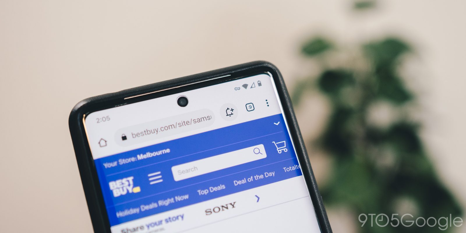 Chrome price tracking android