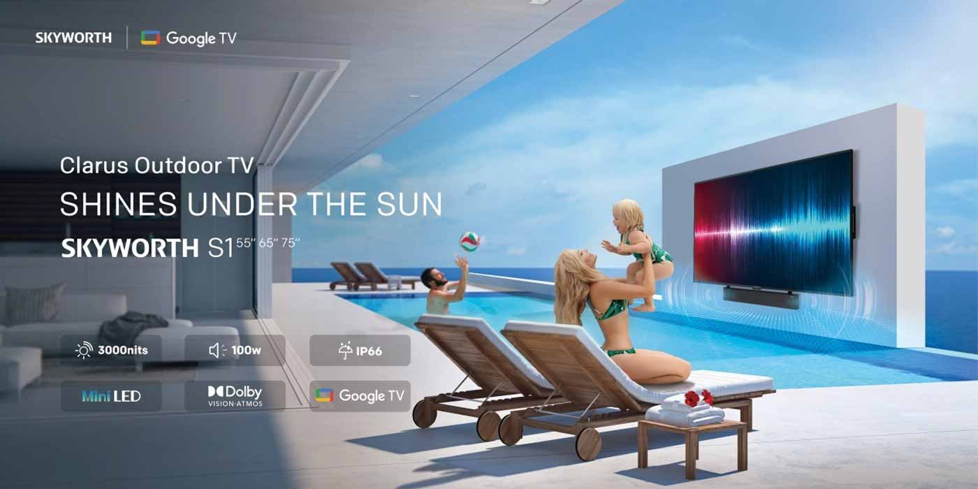 Skyworth clarus google tv outdoor