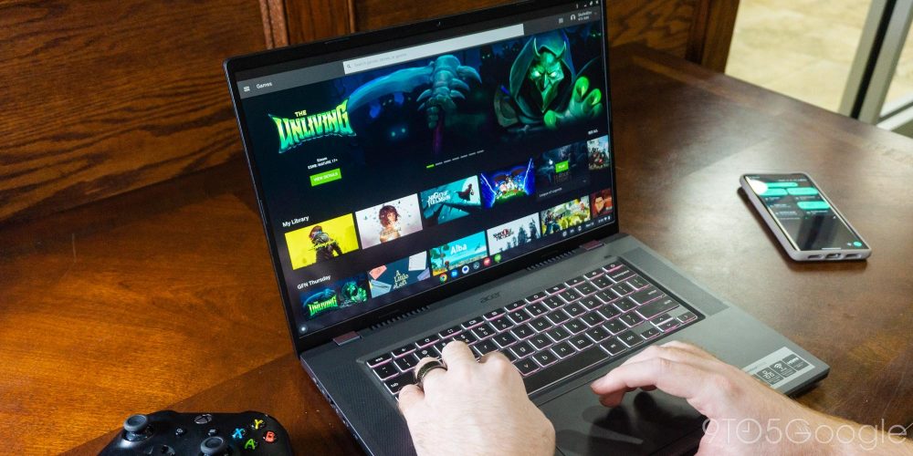 Acer Chromebook 516 GE with GeForce Now cloud gaming